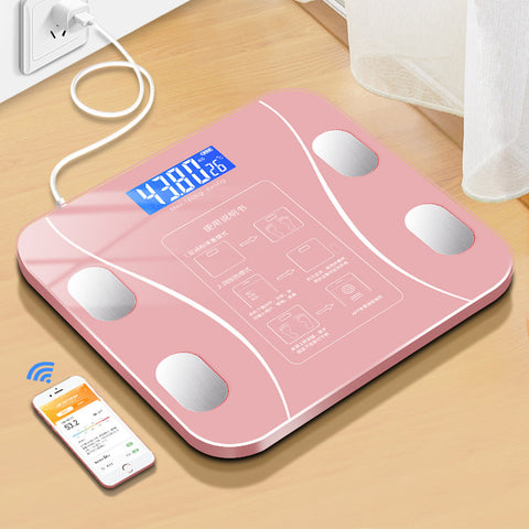 USB Rechargeable Weight Scale Body Fat Scale Healthy Body Scale